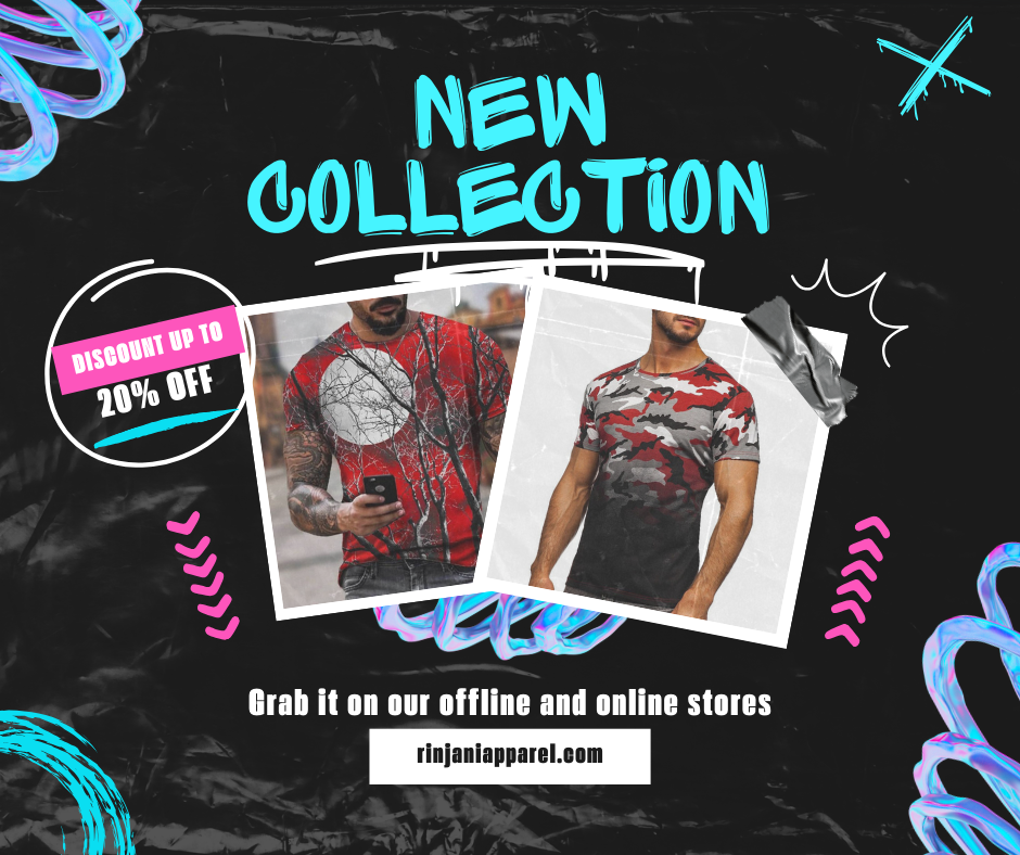 Blue And Black Grunge New Collection Facebook Post